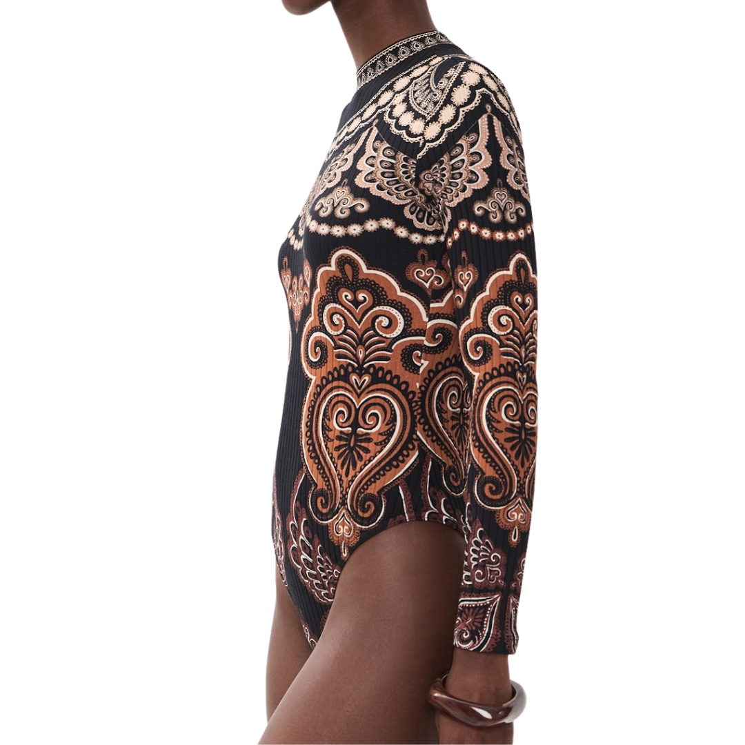 NICOLE JERSEY BODYSUIT BLACK