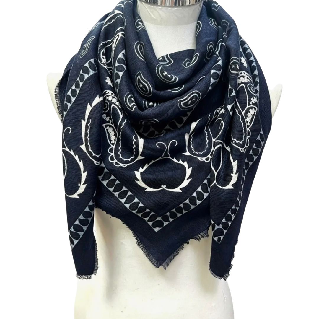 JULIETTE BANDANA SCARF BLUE