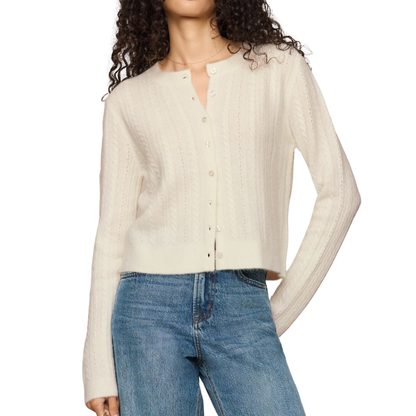MEDINA POINTELLE CARDIGAN CLOUD