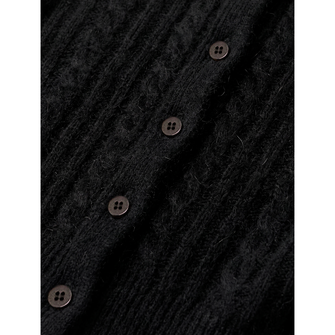 MEDINA POINTELLE CARDIGAN BLACK