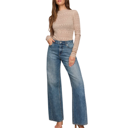 AVERY SWEATER TOP SOFT ECRU