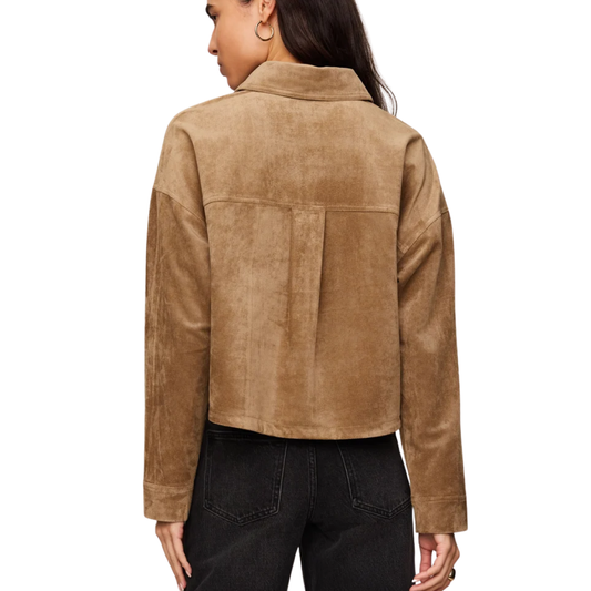 ALL DAY CROPPED JACKET LIGHT SAND