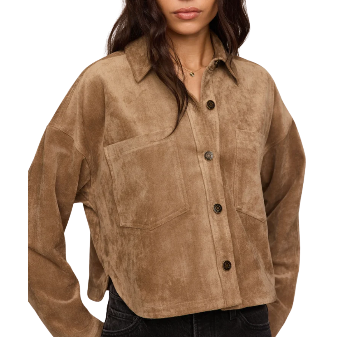 ALL DAY CROPPED JACKET LIGHT SAND