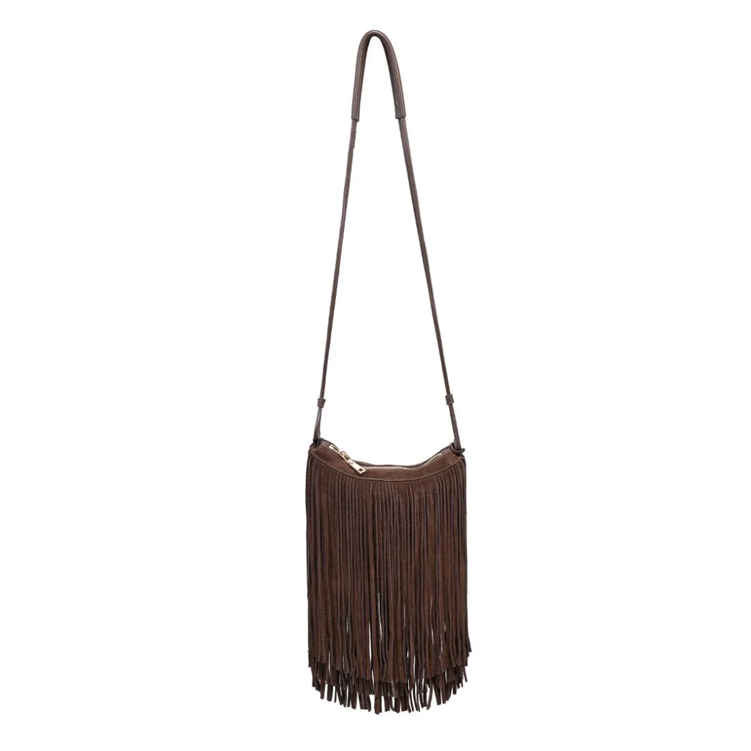 ARIZONA FRINGE BAG CHOCOLATE