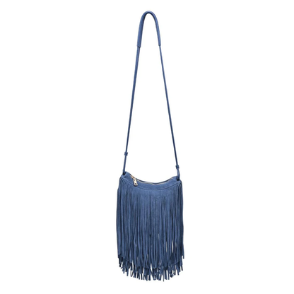 ARIZONA FRINGE BAG DENIM