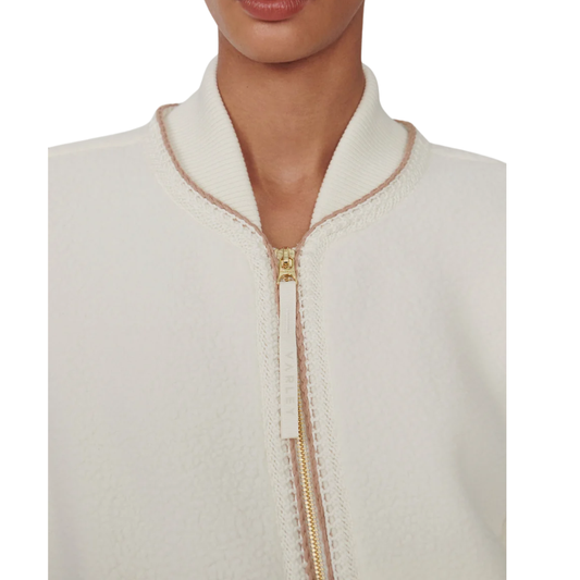 KLAUDIA FLEECE JACKET EGRET