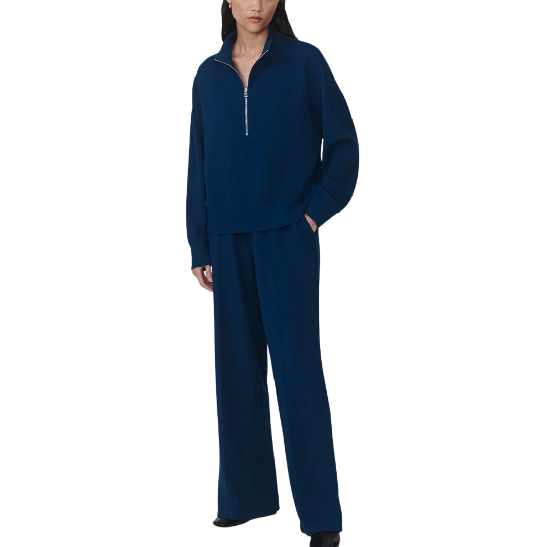 WIDE LEG PANT 30" SEA BLUE