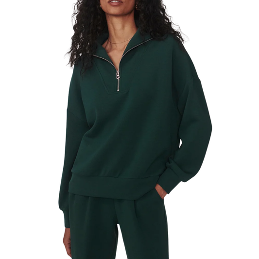 HAWLEY HALF ZIP SWEATSHIRT PONDEROSA PINE