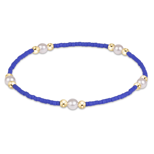 GAMEDAY HOPE PURPOSE PEARL BLUE BRACELET