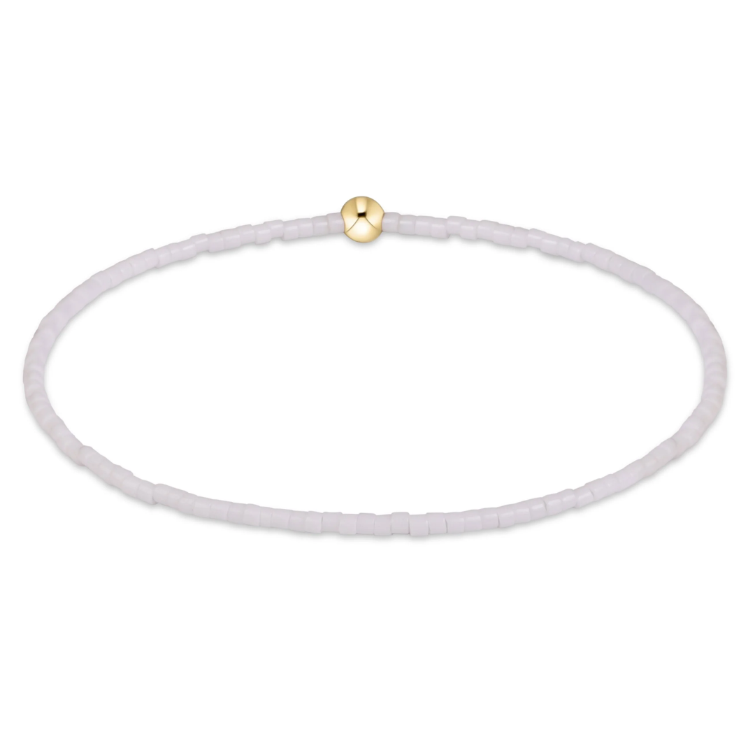 GAMEDAY HOPE CLASSIC WHITE BRACELET