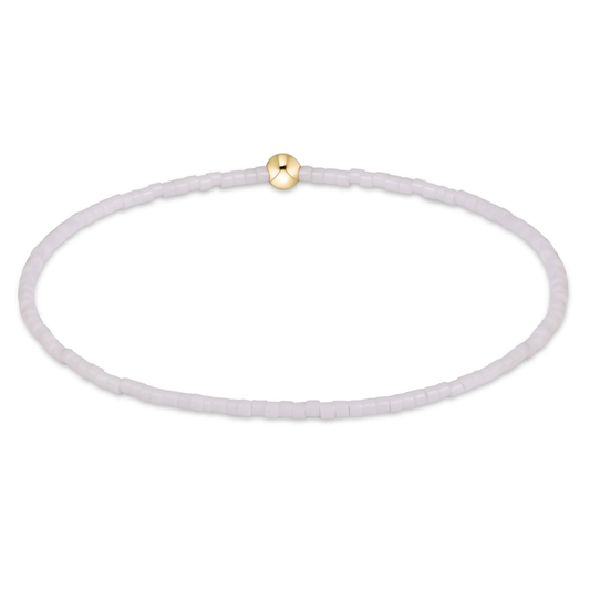 GAMEDAY HOPE CLASSIC WHITE BRACELET
