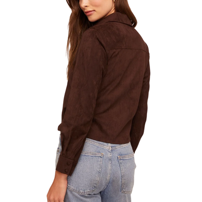 FITTED BUTTON DOWN DARK ROAST