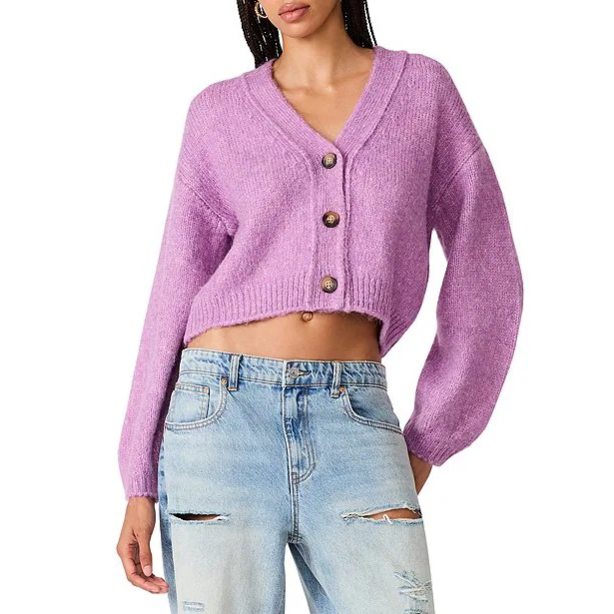 MICA SWEATER DUSTY LAVENDER
