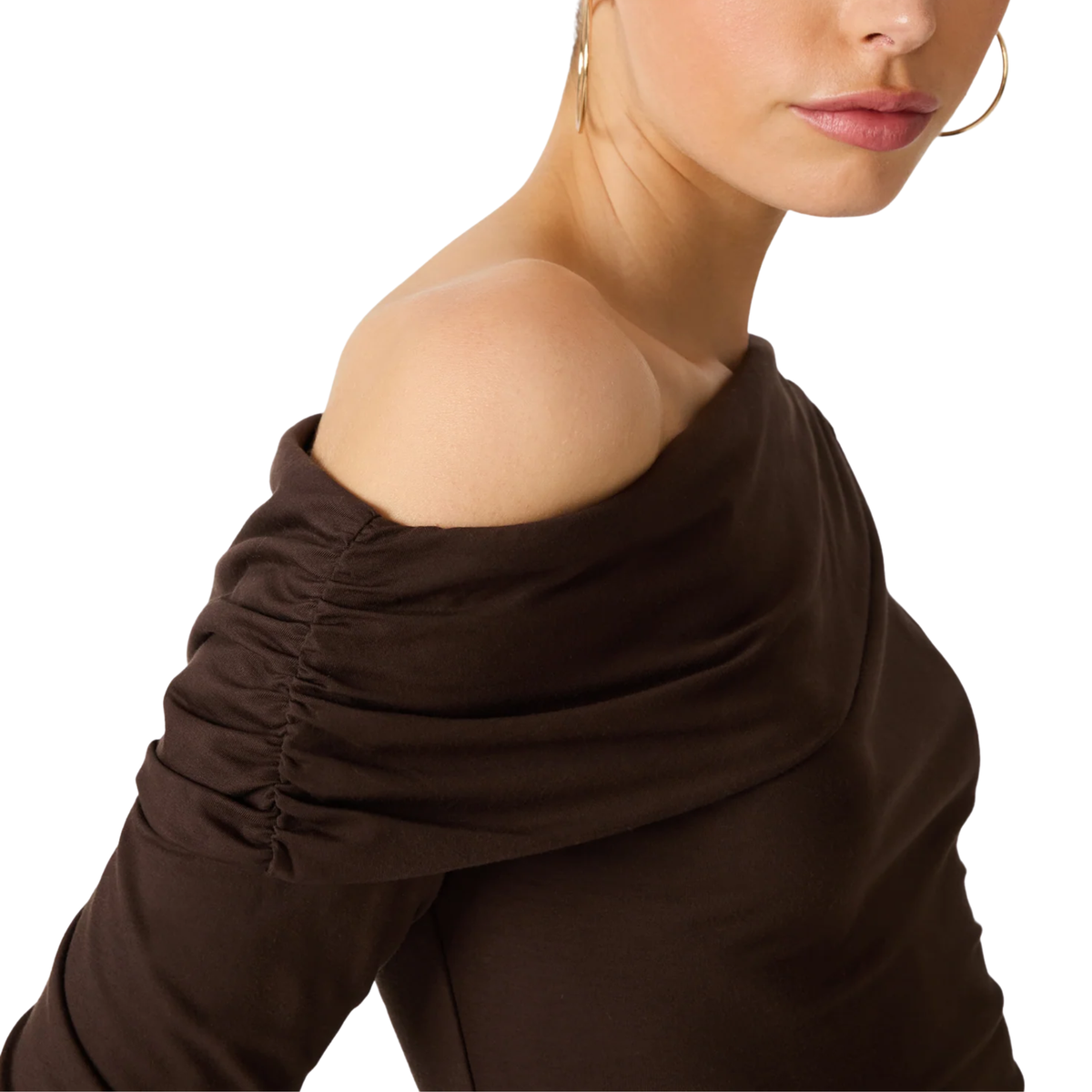 RYDER KNIT TOP WALNUT