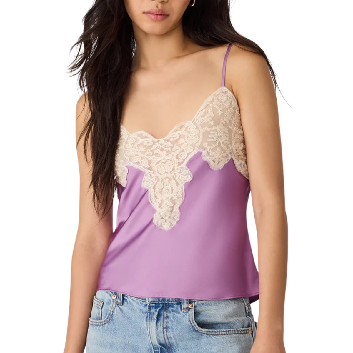 MIRIAH TOP DUSTY LAVENDAR