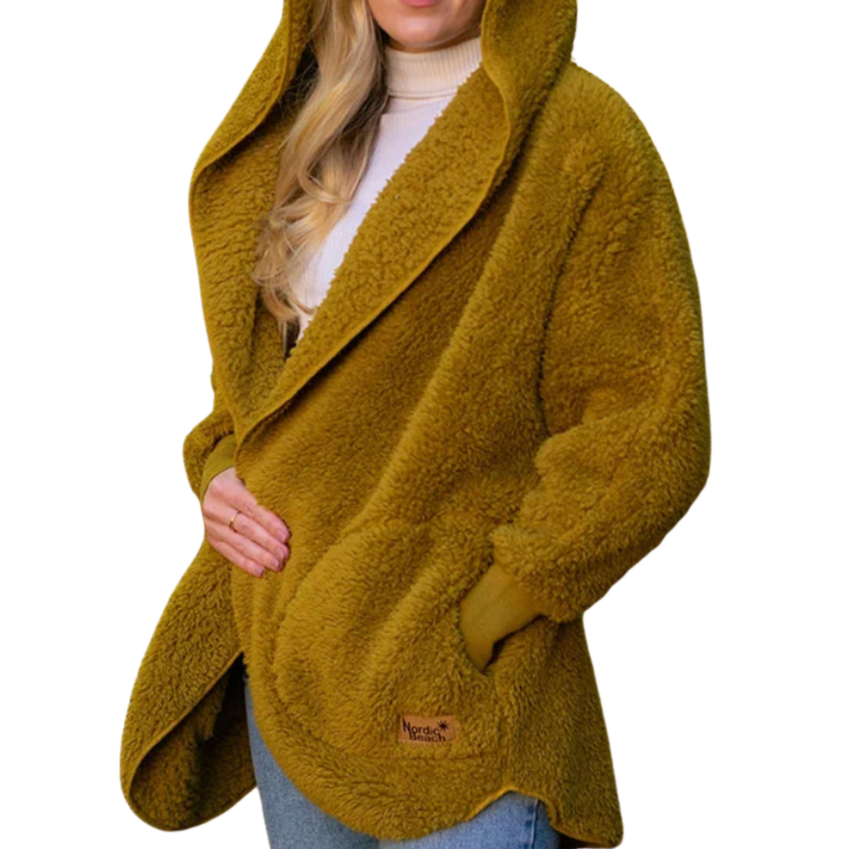 CHAR TEAZ SHERPA WRAP