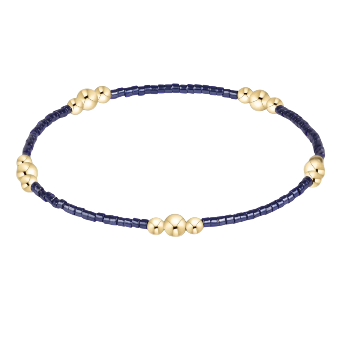 HOPE PURPOSE GOLD BRACELET NAVY