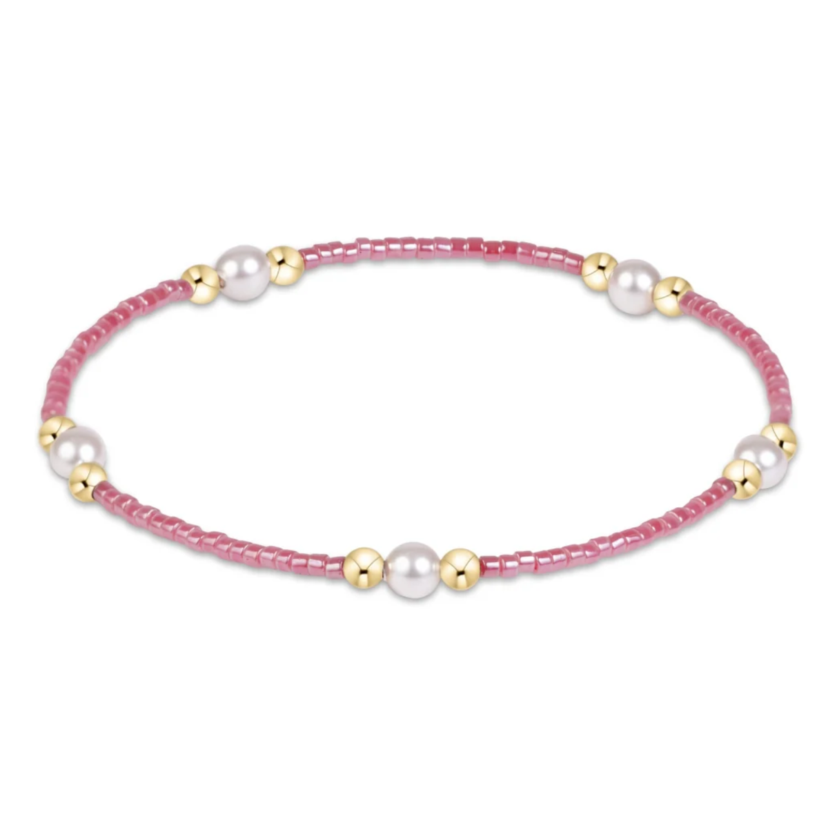 HOPE PURPOSE PEARL BRACELET PINK CHAMPAGNE