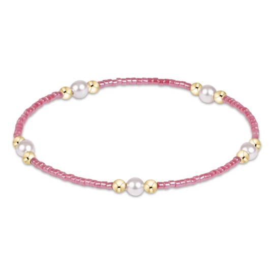 HOPE PURPOSE PEARL BRACELET PINK CHAMPAGNE
