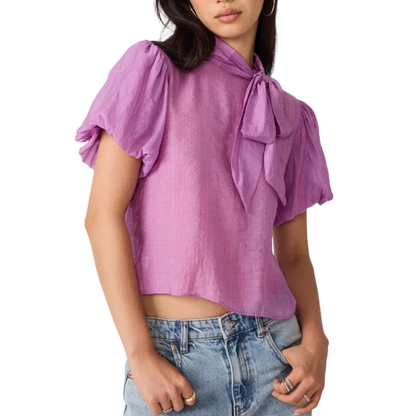 LOLANIE TOP DUSTY LAVENDER
