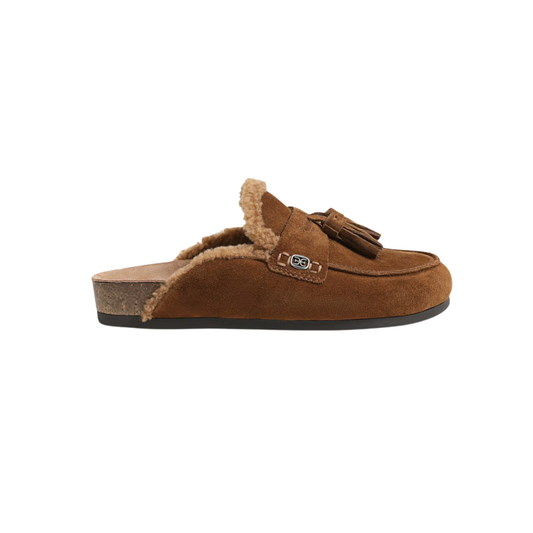 ASTRID COZY MULE NUTMEG