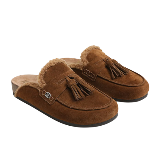 ASTRID COZY MULE NUTMEG