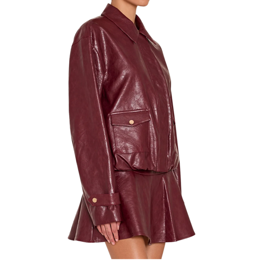KARLA JACKET BURGUNDY