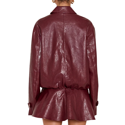 KARLA JACKET BURGUNDY