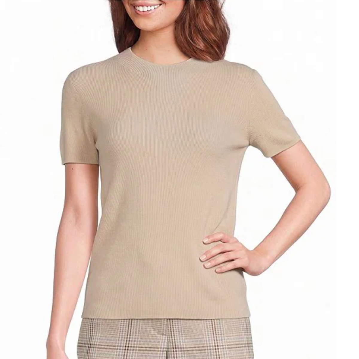 STELLA SWEATER TEE BEIGE