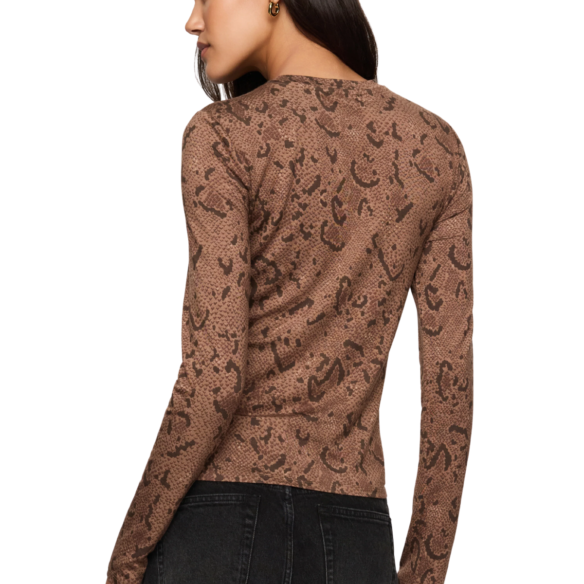 ONYX SNAKE TOP COCOA BEAN