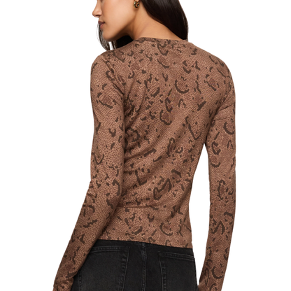 ONYX SNAKE TOP COCOA BEAN