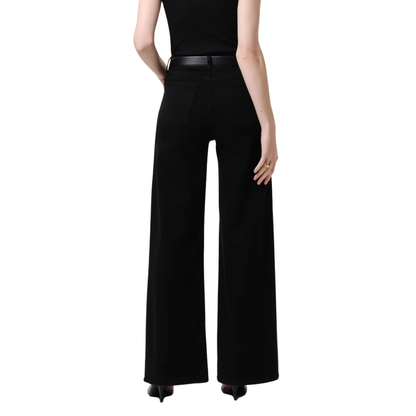 LYRA 32" WIDE LEG PLUSH BLACK