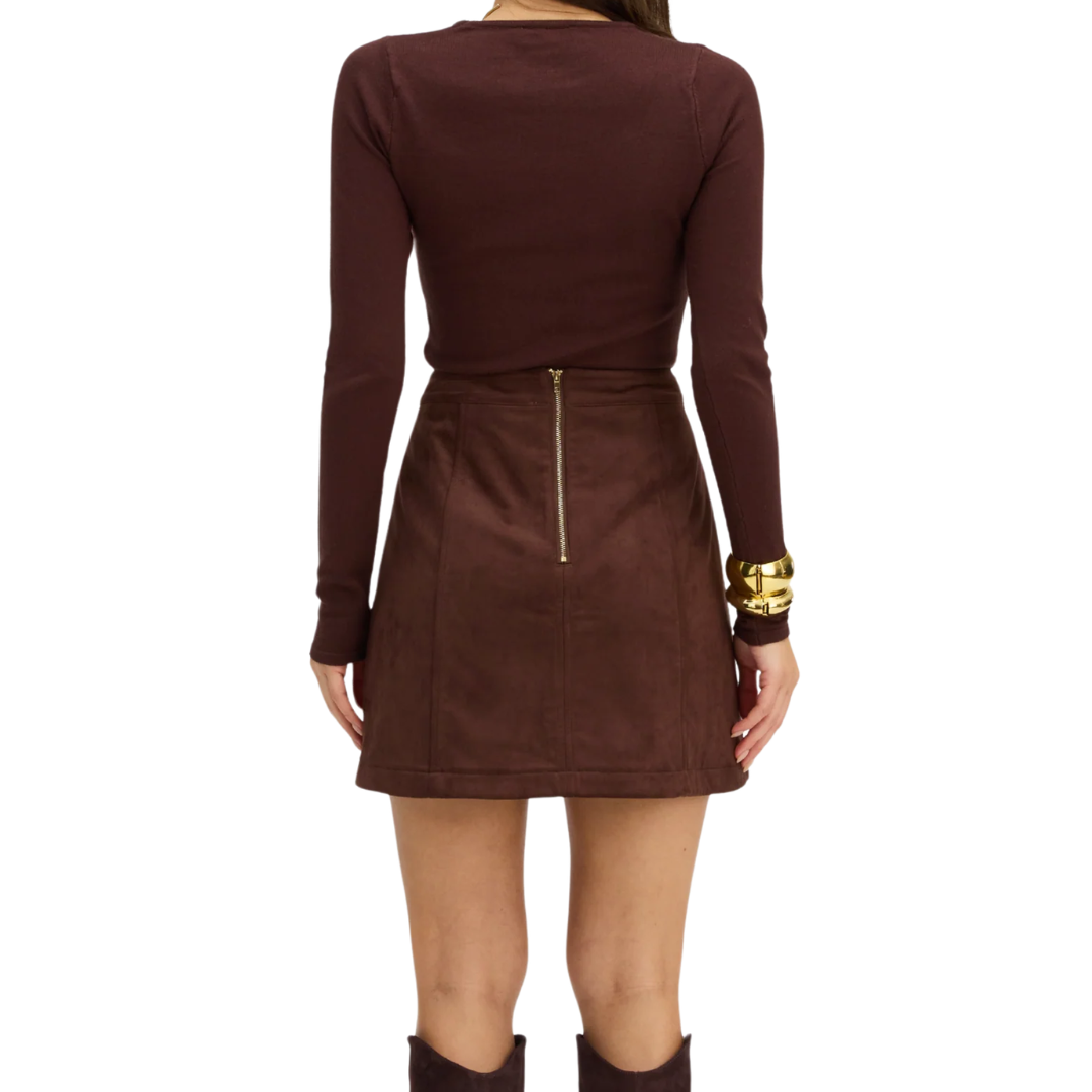 CARLA SKIRT ESPRESSO