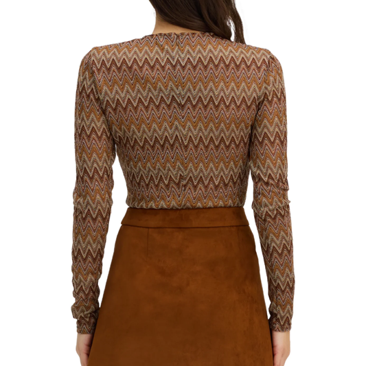 NOELLE TOP CHESTNUT