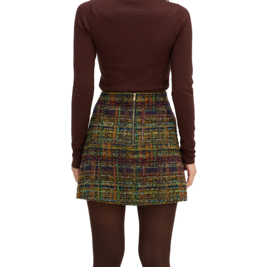 ROSIE SKIRT NAVY GOLD