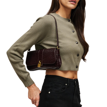 MARSILEE SHOULDER BAG CHOCOLATE