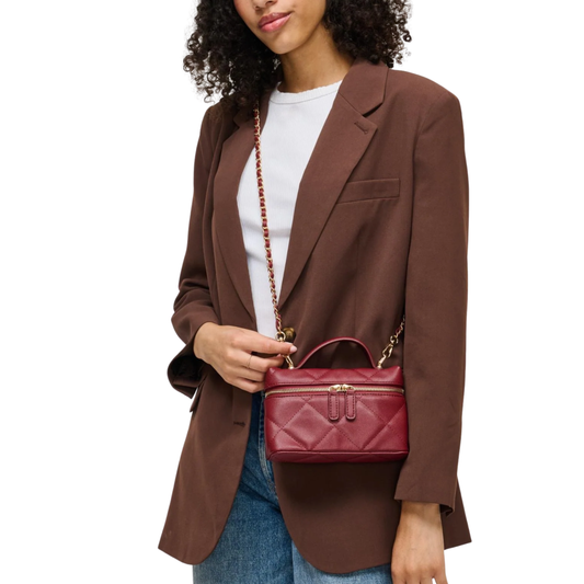 SNOW CROSSBODY BURGUNDY