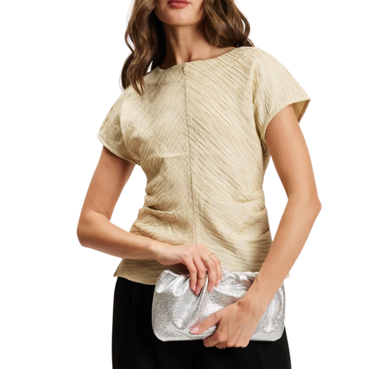 FANCY CLUTCH SILVER