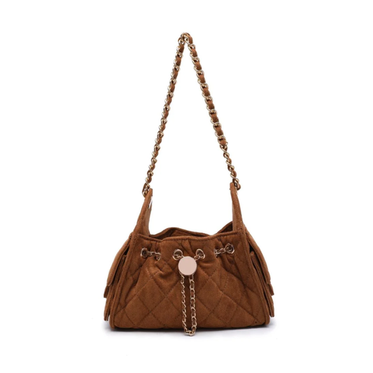 ROYALTY SHOULDER BAG COGNAC
