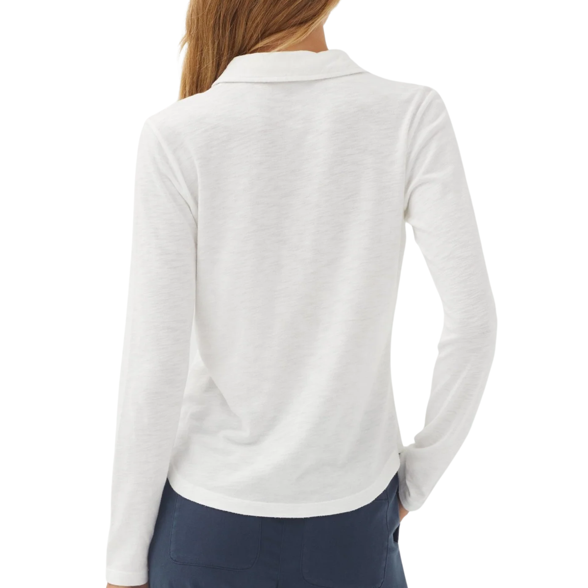 BUTTON UP KNIT TOP WHITE