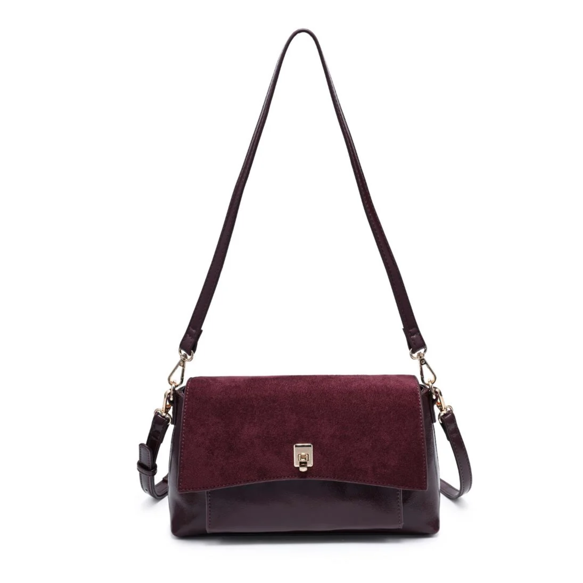 ALY CROSSBODY BURGUNDY
