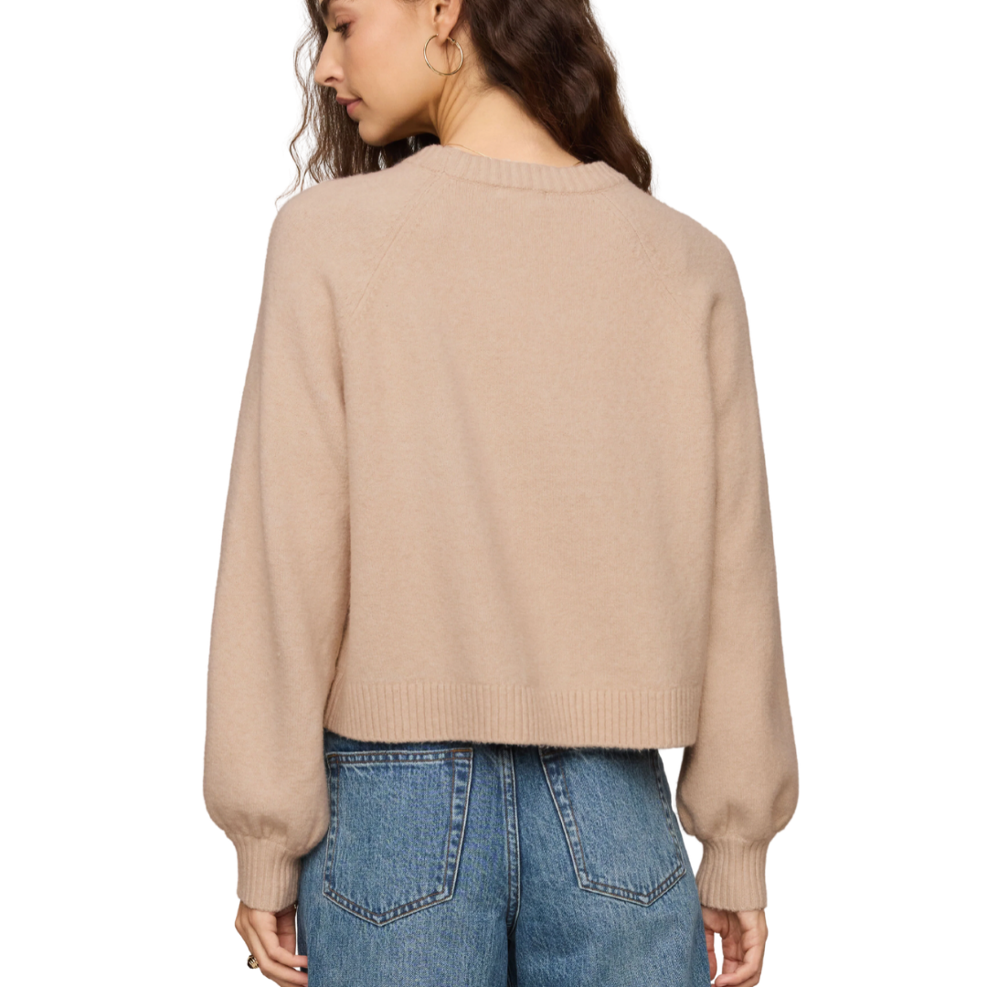 COMING UP SWEATER SOFT ECRU