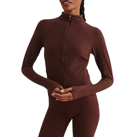 ALWAYS ZIP THROUGH DEEP MAHOGANY