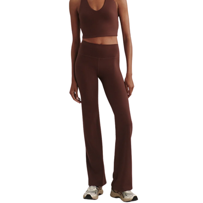 ALWAYS FLARE LEGGING 32 DEEP MAHOGANY