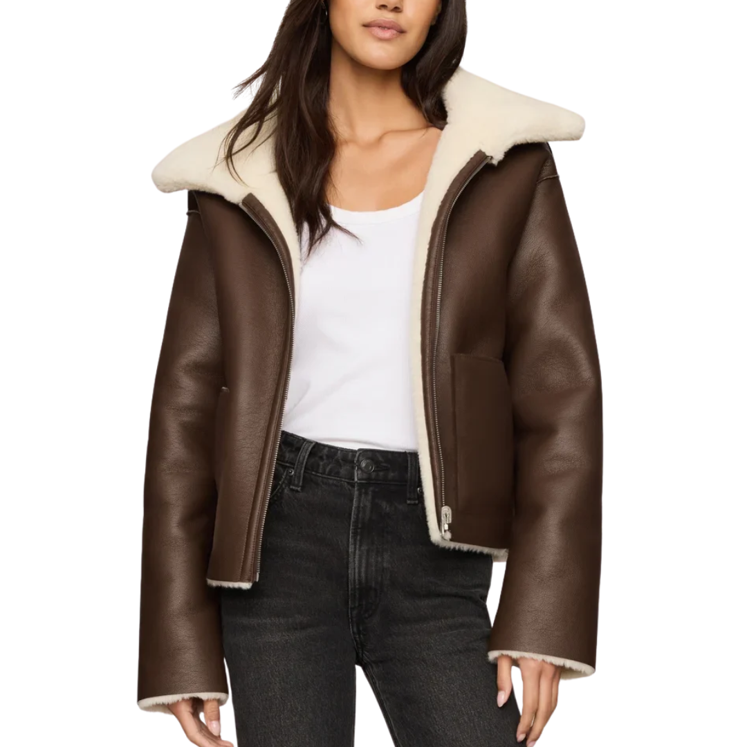 JENSEN REVERSIBLE JACKET DARK CHOCOLATE