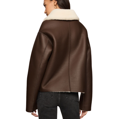 JENSEN REVERSIBLE JACKET DARK CHOCOLATE