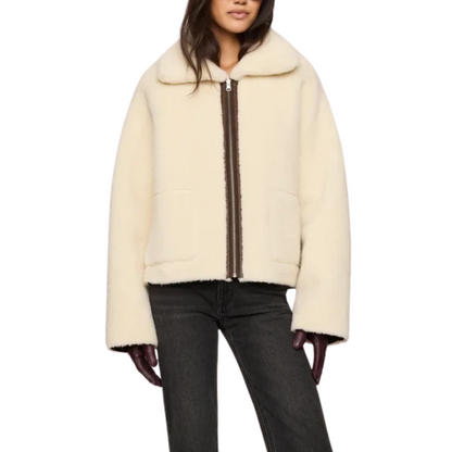 JENSEN REVERSIBLE JACKET DARK CHOCOLATE
