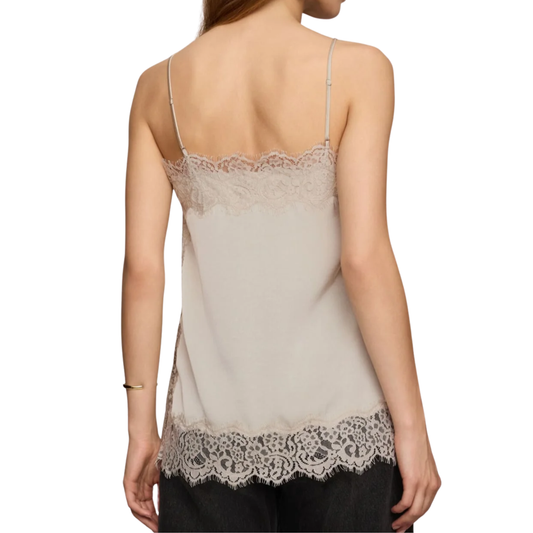 ROSELLE LACE CAMI FROSTED PEARL
