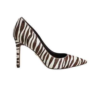 HAZEL ZEBRA PUMP CHOCOLATE IVORY