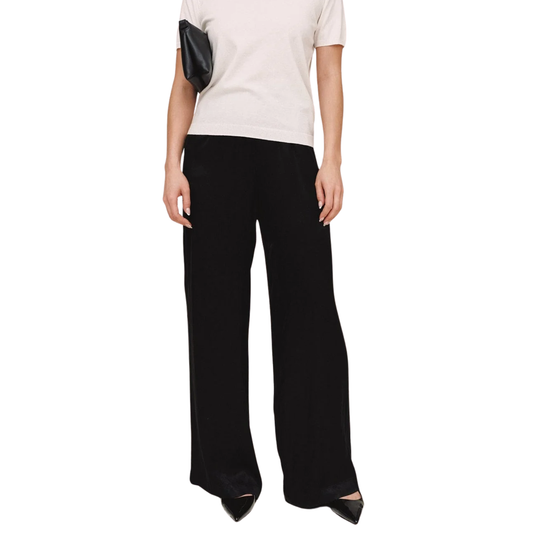 SLEEK WIDE LEG PANT BLACK